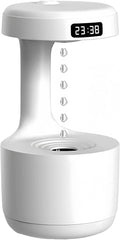 Humidifiers for Bedroom, 800ml Cool Mist Air Humidifie, Anti-Gravity Digital Humidifier with LED Display, Quiet Knob Control for Bedroom, Plants, Nursery, Office - White by JIEHET