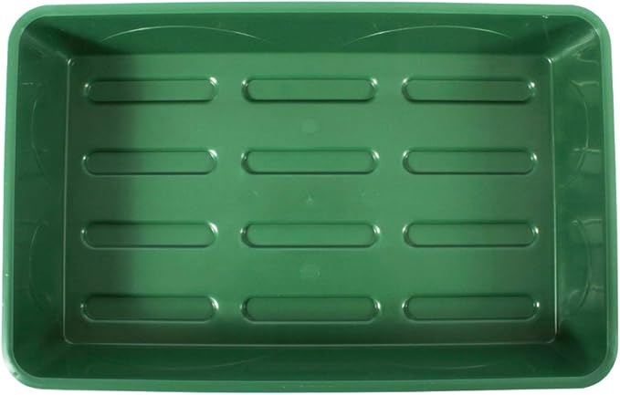EarlyGrow 70738 Medium Domed Propagator, 15" x 9" x 7", Black/Dark Green - Image 7