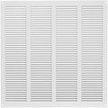 14x14 inch (Duct Opening) Vent Cover - White Ventilation Covers for Wall and Ceiling - Metal Return Grille - HVAC AC Air Vents Register for Indoor and Outdoor Use with Mesh by ABOUT+VENT