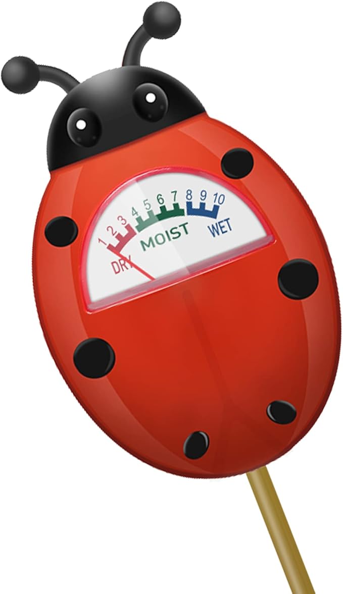 UNIWA Soil Moisture Meter, Plants Moisture Meter, Gardening Tool Kits for Plant Care, Plant Water Monitor for Garden, Farm, Lawn Indoor & Outdoor Use, No Batteries Required by UNIWA