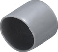 uxcell 20pcs Rubber End Caps 25mm(1") ID Vinyl PVC Round Tube Bolt Cap Cover Screw Thread Protectors Grey by uxcell