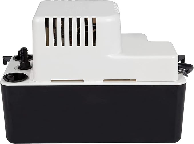Little Giant VCMA-15UL 115 Volt, 65 GPH, 1/50 HP Automatic Condensate Removal Pump for HVAC/Refrigeration Systems/Dehumidifiers (no safety switch), 6-Foot Cord, Black/White, 554401 - Image 10