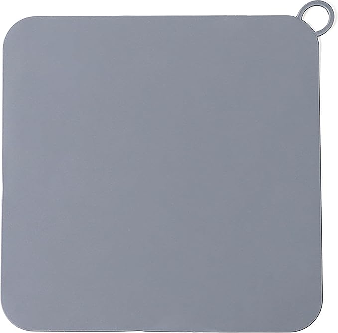 2 Pieces 6 x 6 Inch Silicone Tub Stopper Floor Drain Cover Sewer Anti-Odor Mat Deodorizing Drain Plugs for Kitchen,Bathroom and Laundry (Grey) - Image 5