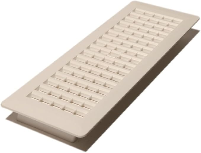 Decor Grates PL414-WH Floor Register, White by DecorGrates