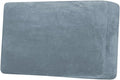 H.VERSAILTEX Velvet Stretch Individual Couch Cushion Cover Plush Slipcover for Loveseat & Sofa Seat Cushion Furniture Protector Seat Cover (1 Piece Loveseat Cushion Cover, Stone Blue) by HVERSAILTEX