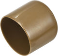 uxcell 20pcs Rubber End Caps 46mm ID Vinyl PVC Round Tube Bolt Cap Cover Screw Thread Protectors Light Brown by uxcell