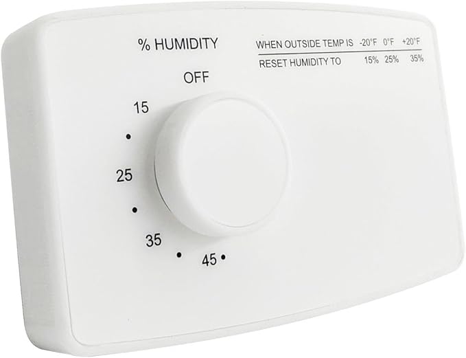 4655 Manual Humidistat Digital Control Humidistat for Whole House Humidifier, Duct or Wall Mounted Humidifier,24VAC by Dicsley