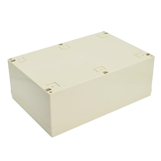 LeMotech Waterproof Dustproof IP65 ABS Plastic Junction Box Universal Electric Project Enclosure Pale Gray 9.4 x 6.3 x 3.5 inch (240 x 160 x 90 mm) - Image 3