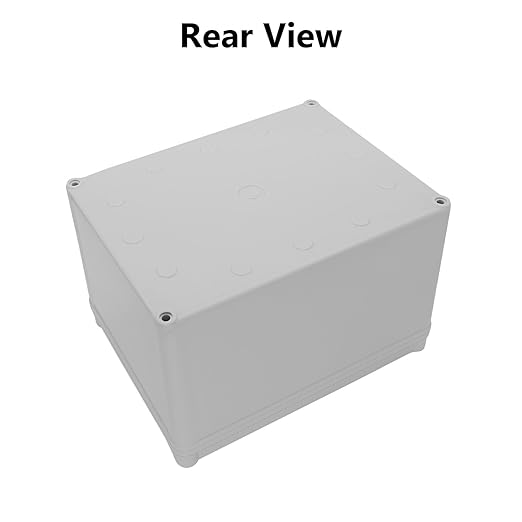 LeMotech Junction Box IP67 Waterproof Dustproof ABS Plastic Project Box for Electrical Outdoor Enclosure Gray 7.9 x 5.9 x 5.1 inch (200 x 150 x 130 mm) - Image 5