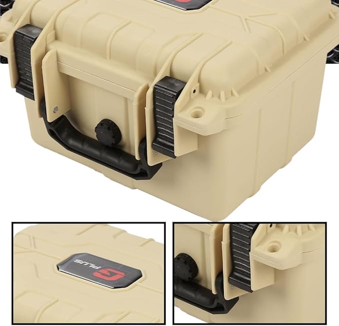 G-PLUS Small Beige Graded Card Storage Box, Compatible With BGS PSA SGC FGS Graded Sports Trading Cards, Weatherproof Case Impact Absorbing Foam Slots - Image 8