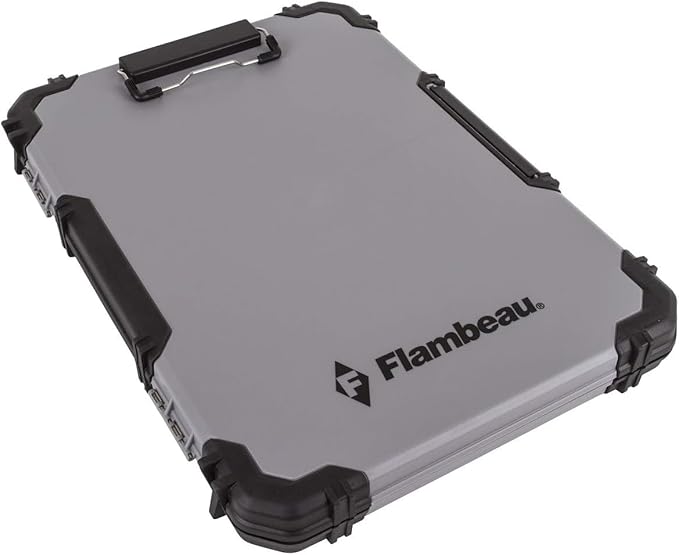 Flambeau Heavy-Duty Contractor Clipboard Document Holder, Portable Storage Organizer for Papers, Receipts & Forms | Office, School & Jobsite Use, Grey by Unknown