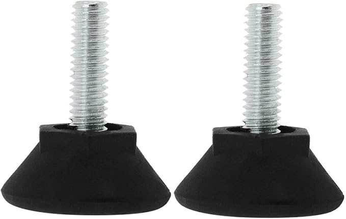 uxcell M6 x 20 x 25mm Furniture Glide Leveling Feet Adjustable Leveler Floor Protector for Chair Sofa Table Leg 2 Pack by uxcell
