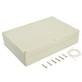 LeMotech Waterproof Dustproof IP65 ABS Plastic Junction Box Universal Electric Project Enclosure Pale Gray 10.4 x 7.2 x 2.4 inch (263 x 182 x 60 mm) by LeMotech