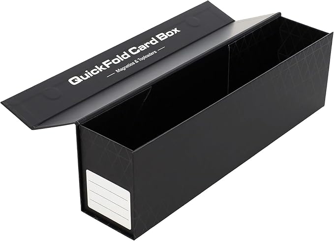 BCW QuickFold® Card Storage Boxes for Magnetics & Toploaders – 6 Pack | Trading Card Holder Box with Magnetic Closure | Easy Fold Assembly for Sports and TCG Cards - Image 6