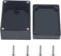 Outdoor Waterproof Junction Box IP67 Project Box ABS Black Electrical Boxes Electronic Enclsoure for DIY Project 3.9 x 2.7 x 2 inch (100x68x50mm) by Otdorpatio