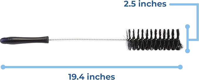 Vikan 53709 Ø2.4" Tube Brush- Medium, Black - Image 2
