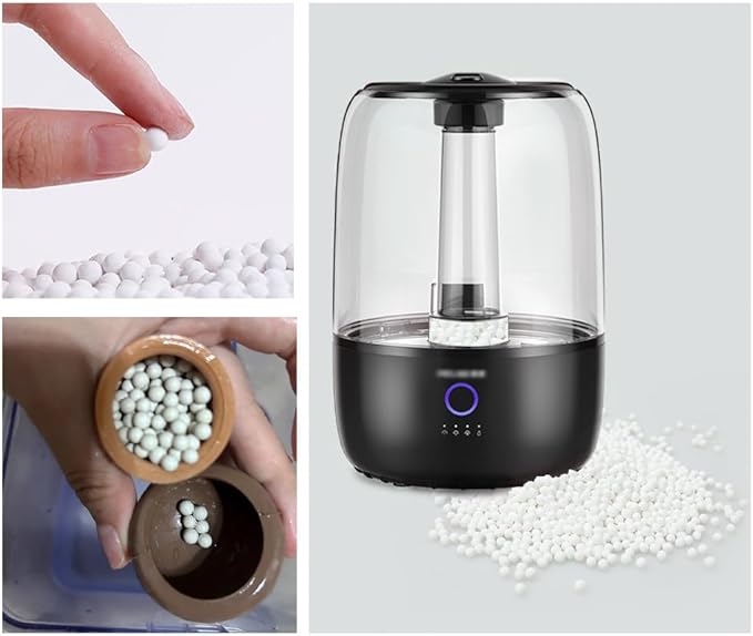 200 Gram Humidifier Cleaner Refill Replacement Nano Silver Ceramic Cleaning Ball for Humidifiers Demineralization Cartridge Containers Filters Fish Tank Purifies Water Eliminates Dust Odor - Image 3