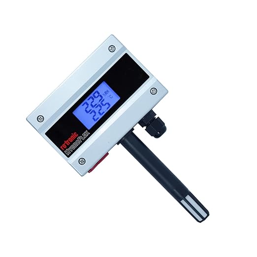 Rotronic Temperature and Humidity Transmitter curometer Wall Mount with Display (Range: -20 to 50 °C & Humidity: 100% RH) for HVAC & BMS,Clean Rooms | Model: HYGROFLEX HF132(WB1XD1XX) - Image 2