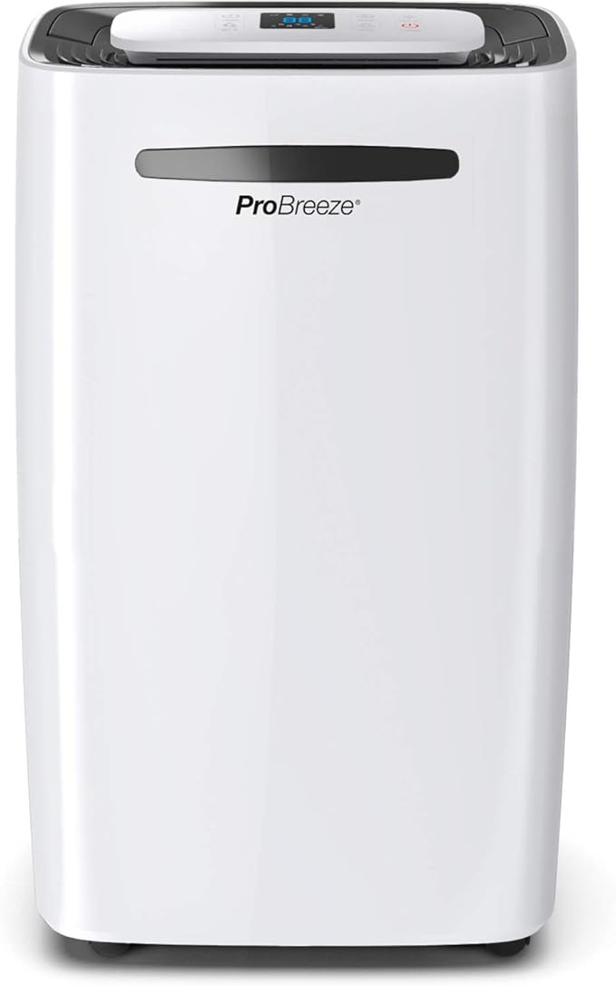 Pro Breeze 50 Pint Dehumidifier - 3,500 4,000 Sq Ft Dehumidifiers for Home Large Room Basements with Humidity Sensor, Auto Shut Off, Continuous Drainage Hose, Removes Moisture, Ideal for Basement by ProBreeze