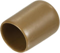 uxcell 20pcs Rubber End Caps 14mm ID Vinyl PVC Round Tube Bolt Cap Cover Screw Thread Protectors Light Brown by uxcell