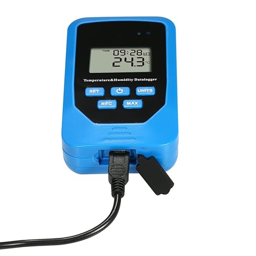 Mini USB Humidity Temperature Data Logger RH Temp Datalogger Recorder Humiture Recording Meter with Heat Index and Dew Test 80,000 Record acity - Image 7