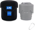 JJC Water Resistant Neoprene Camera Lens Pouch Case, Fold-Over Lens Bag for Mirrorless Lenses Up to 3.1 x 3.1 (D X H) for Sony FE 50mm f/1.8, Canon RF 35mm f/1.8, Fujifilm XF 23mm f/1.4 etc. by JJC