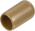 uxcell 20pcs Rubber End Caps 8.5mm ID Vinyl PVC Round Tube Bolt Cap Cover Screw Thread Protectors Light Brown by uxcell