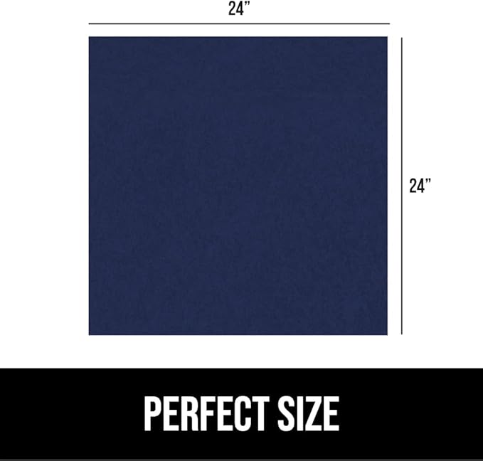 GORILLA GRIP LeakGuard Non-Adhesive Under Sink Mat for Kitchen Cabinet, Waterproof Quick Dry Shelf Liner, Durable Absorbent Felt Mats for Bathroom Sinks, Cabinets, Dresser, Easy to Trim, 24x24 Navy - Image 7