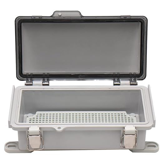 MAKERELE Small Outdoor Junction Box Waterproof Electrical IP67 Plastic Enclosure for Electrical Project with Transparent Cover Outside Size 7.9×3.9×2.8 inch(200×100×70mm) - Image 8