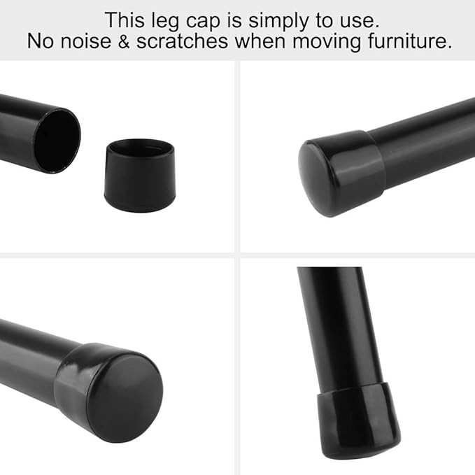 XYWHPGV PVC Leg Caps Tips Cup Feet Covers 19mm 0.75" Inner Diameter 15 Pieces Ceramic Floor Protector Anti-Moisture for Furniture Chair Desk Round (61ba1 82fd6 4a2 - Image 3