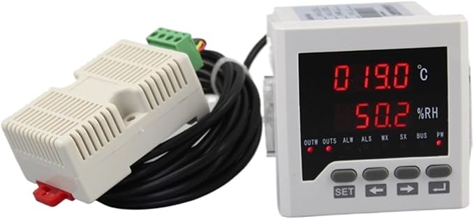 1Pcs 4 Devices Humiture Controller , Temperature Alarm and Humidity Alarm , Temperature and Humidity Controller ,Moisture Controller by Unknown