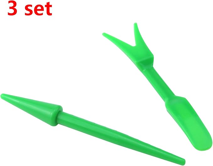 Antrader Mini Garden Hand Succulent Transplanting Tools for Indoor Gardening Plant Care, Set of 6, Green - Image 7