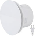 Bathroom Exhaust Fan, 6 inch Silent Ceiling and Wall Mount Ventilation Fan with Anti-Backflow Check Valve, Balanced Air Solution, for Tub Shower Enclosure, 110V (Round) by Fepinc