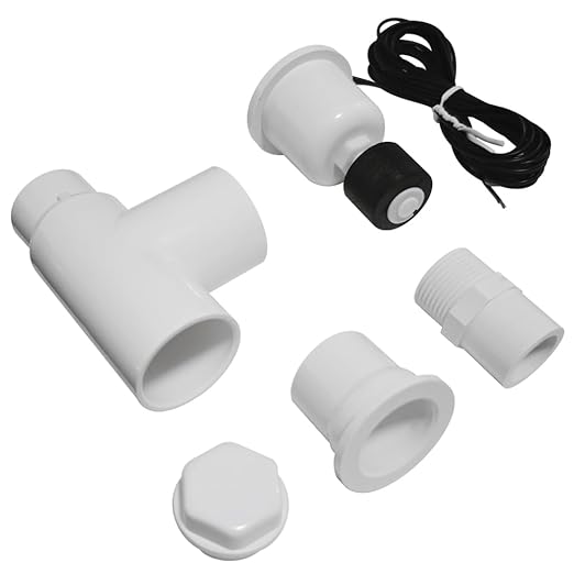 White Color SS1 Float Switch for HVAC Condensate Overflow Safety Sensor Accessories with 3/4 Adaptor - Image 6