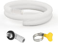 HOXHA 5 Ft Air Conditioner Drain Hose Kit Plastic Tubing for AC Condensate Flexible Durable Drain Hose for Mini Split AC Portable AC Washer Dishwasher Faucet by HOXHA