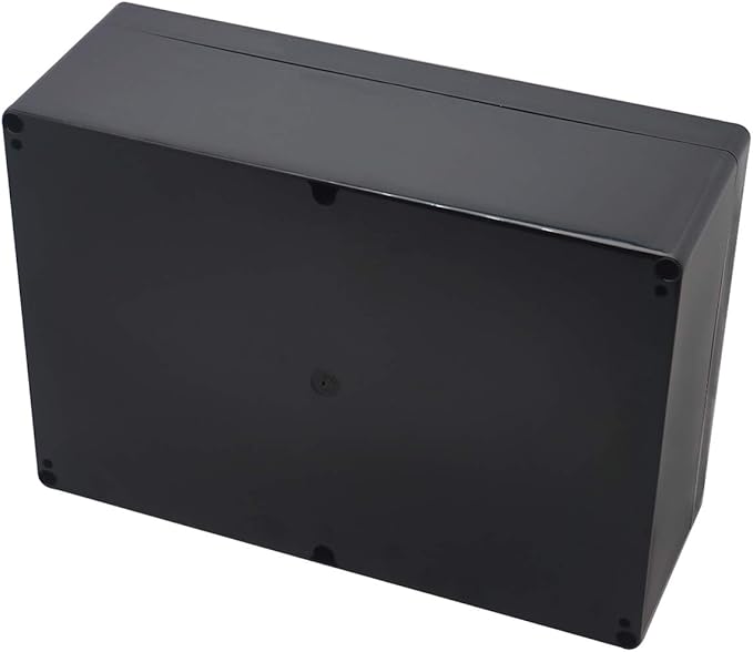 Project Box IP65 Waterproof Junction Box ABS Plastic Black Electrical Boxes DIY Electronic Project Case Power Enclosure 10.35x7.17x3.74 inch(263x182x95 mm) - Image 7