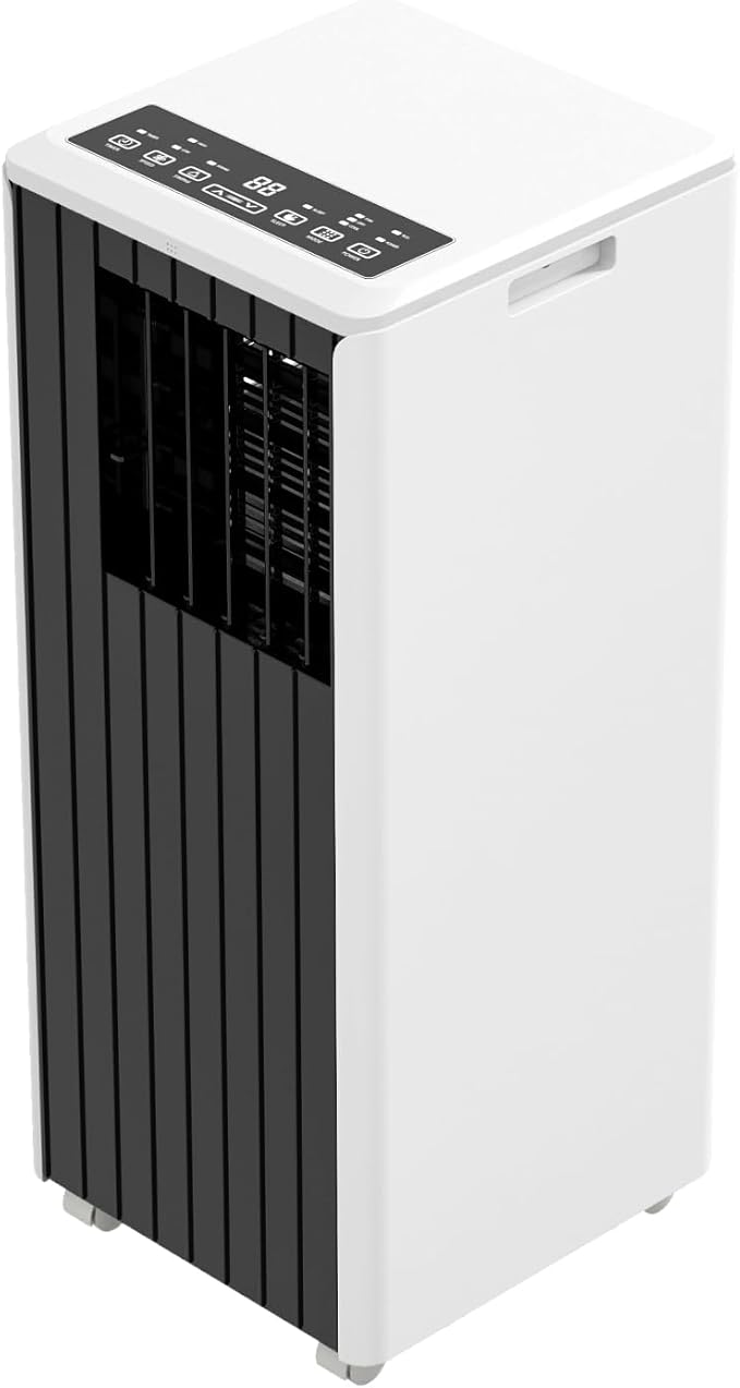 Portable Air Conditioner for 250-350 Sq Ft 3-In-1 8000 BTU AC Unit with Cooling/Dehumidifier/Fan Modes, Remote, 24H Timer & Installation Kit for Home/Office/Dorm - Image 2