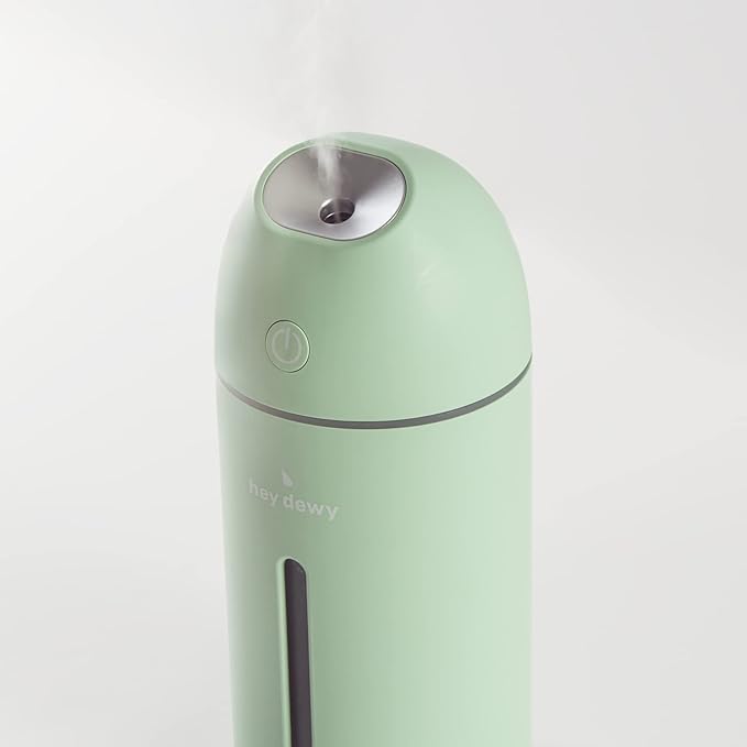 Hey Dewy Wireless, Rechargeable, Self-Care, Skin-Nourishing, Hydrating, Portable Cool Mist Humidifier (Sage) - Image 2