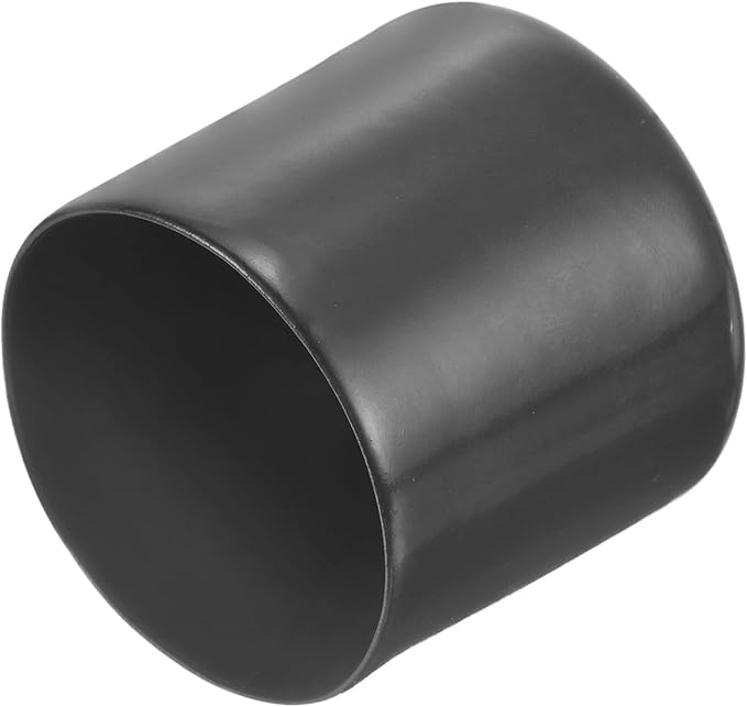 uxcell 20pcs Rubber End Caps 46mm ID Vinyl Round Tube Bolt Cap Cover Thread Protectors Dark Grey by uxcell