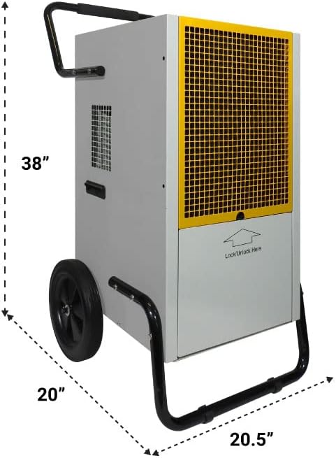 Royal Sovereign 160 Pint Commercial Dehumidifier with Automatic Purge Pump (RDHC-150P) - Image 4