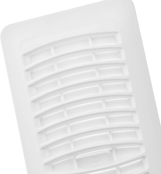Imperial RG1292 Louvered Plastic Floor Register, 4 x 10-Inch, White, 5-Pack - Image 3