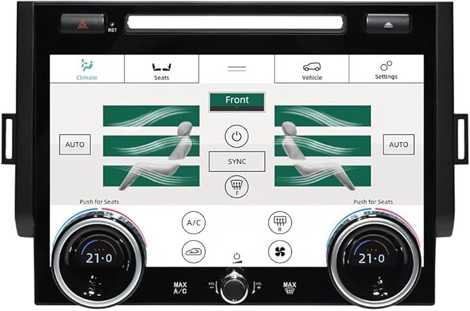 for 2013 2014 2015 2016 2017 Land Range Rover Sport L494 Car Climate Control Upgrade LCD Touch Screen AC Panel Control Air Conditioning Dashboard Seat heating Android Voice HVAC (L494 climate control) by Xuenavandroidcarheadunit