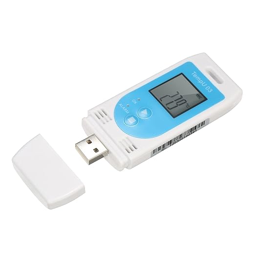 USB Temperature Humidity Data Logger - Reusable RH Temp Recorder for Accurate Measuring and Recording with 32,000 Record Capacity - Ideal for Warehousing, Logistics, and Cold - Image 3