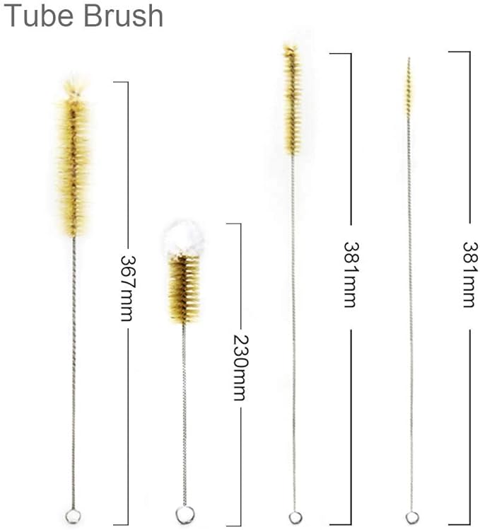 ULAB Scientific Lab Cleaning Brush Set, 7 Sizes for Different use, one Beaker Brush, one Buret Brush, one Cylinder Brush, Four Tube Brushes, UCB1001 - Image 5