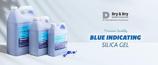 Dry & Dry [5 LBS] Blue Indicating Silica Gel Beads Desiccants (Industry Standard 3-5 mm) - Reusable Desiccant Beads Silica Beads(Blue to Pink) - Image 9