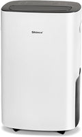 Shinco 86 Pints Dehumidifier for Home and Basements, 5000 Sq.Ft Dehumidifiers with Drain Hose, Auto or Manual Drainage, Auto Defrost, Quietly Remove Moisture, Intelligent Humidity Control, 24HR Timer by ShincoAirConditionerDehumidifier
