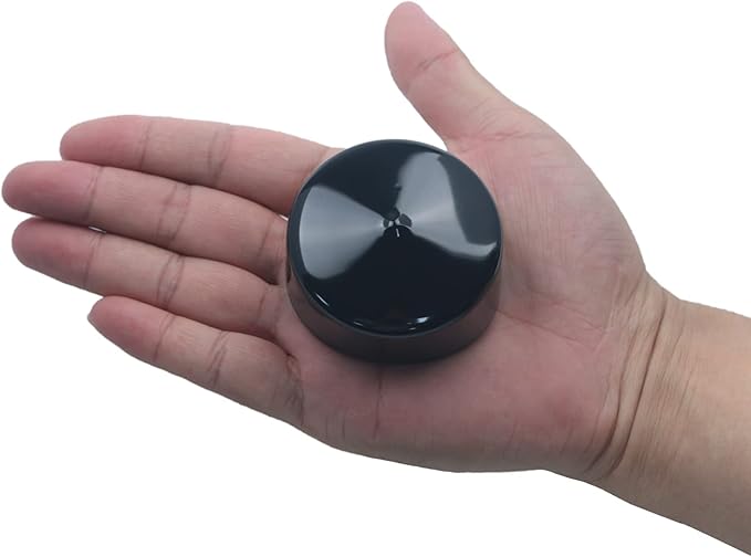 Acocony 2 1/4 Inch Rubber Cap Round 2.25 Inch Rubber End Caps PVC Flexible Protector Plastic Plugs for Round Holes Black Pack of 8 - Image 4
