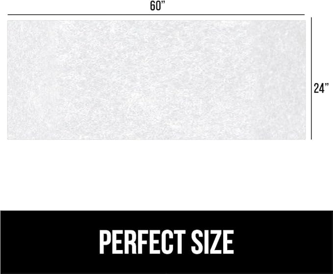 GORILLA GRIP LeakGuard Non-Adhesive Under Sink Mat for Kitchen Cabinet, 24x60, Waterproof Quick Dry Shelf Liner, Durable Absorbent Felt Mats for Bathroom Sinks, Cabinets, Dresser, Easy to Trim, White - Image 7