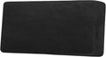 H.VERSAILTEX Velvet Stretch Individual Couch Cushion Cover Plush Cushion Slipcover for Loveseat Sofa Cushion Furniture Protector Seat Cushion Sofa Cover (1 Piece Sofa Cushion Cover, Black) by HVERSAILTEX
