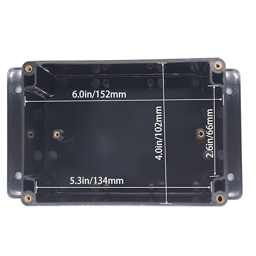 Watertight Junction Box, IP67 Waterproof Project Box Durable ABS Plastic Electronic Enclosure Case for DIY Electrical Project with Wall Fixed Ear 6.30" x 4.33" x 3.54"(160 x 110 x 90 mm) - Image 5